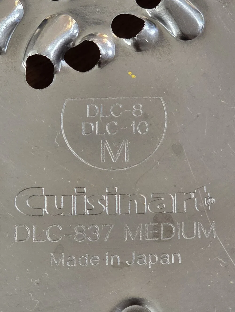 Cuisinart DLC-837 Medium Shredding Disc For DLC-8 / DLC-10 Food Processor Japan